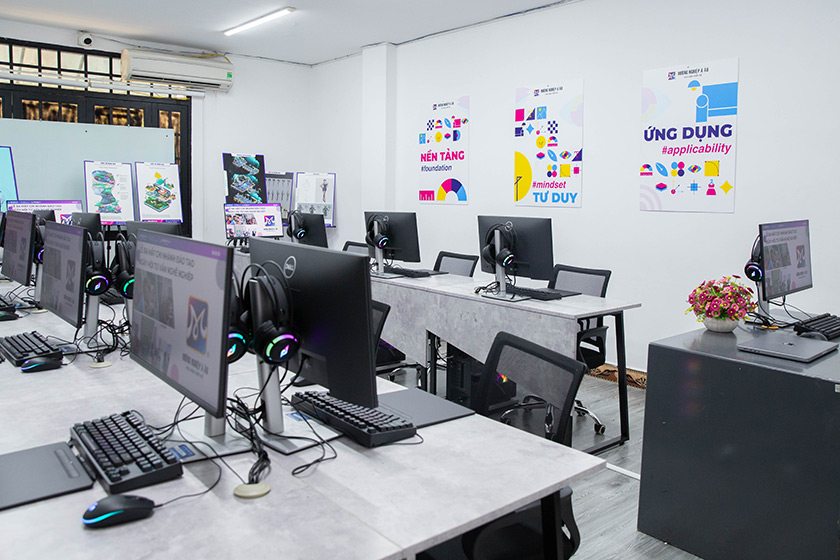 cơ sở vật chất khóa học mỹ thuật đa phương tiện 04